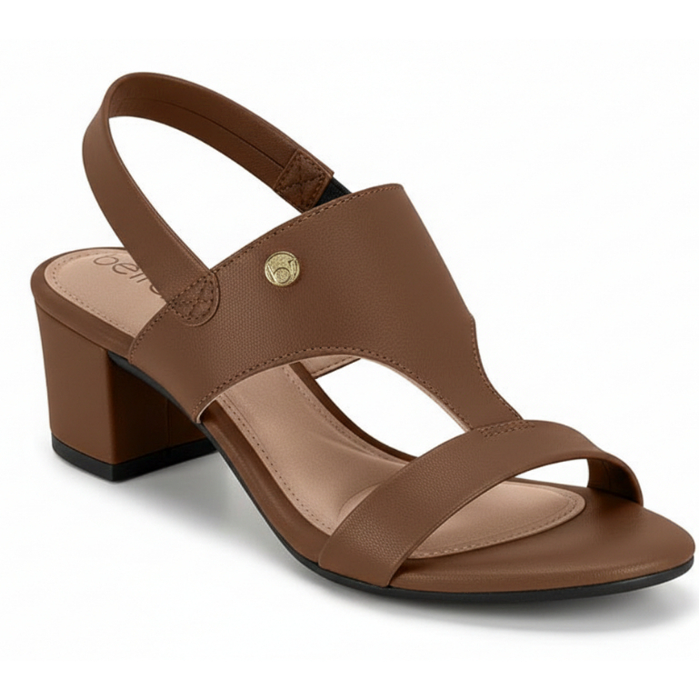 Sandália Feminina Beira Rio Original Salto Bloco Confortável e leve em Oferta na Shopee