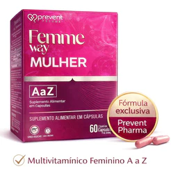 Vitamina Mulher A-Z 60 comprimidos - Energia Disposição e Beleza