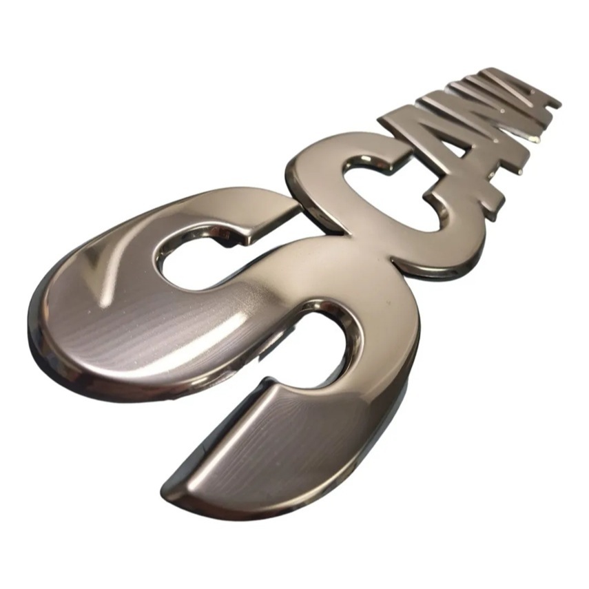 Capa Inox Emblema Letreiro Grade Scania S5 G/r 2008 A 2010