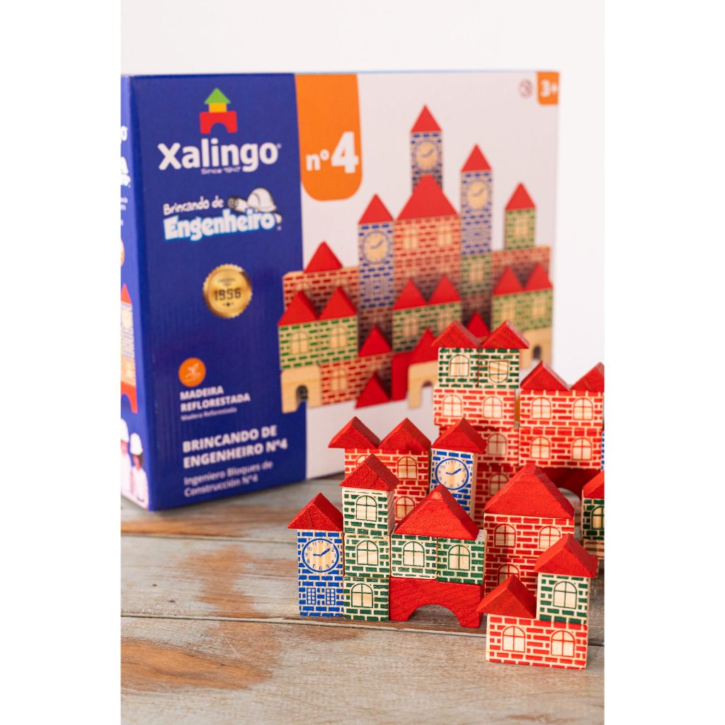 Brincando de Engenheiro 120 pcs - Xalingo