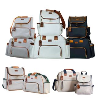 Bolsa com Mochila Linho e Corano - Ellen Arte e Companhia em Oferta na Shopee