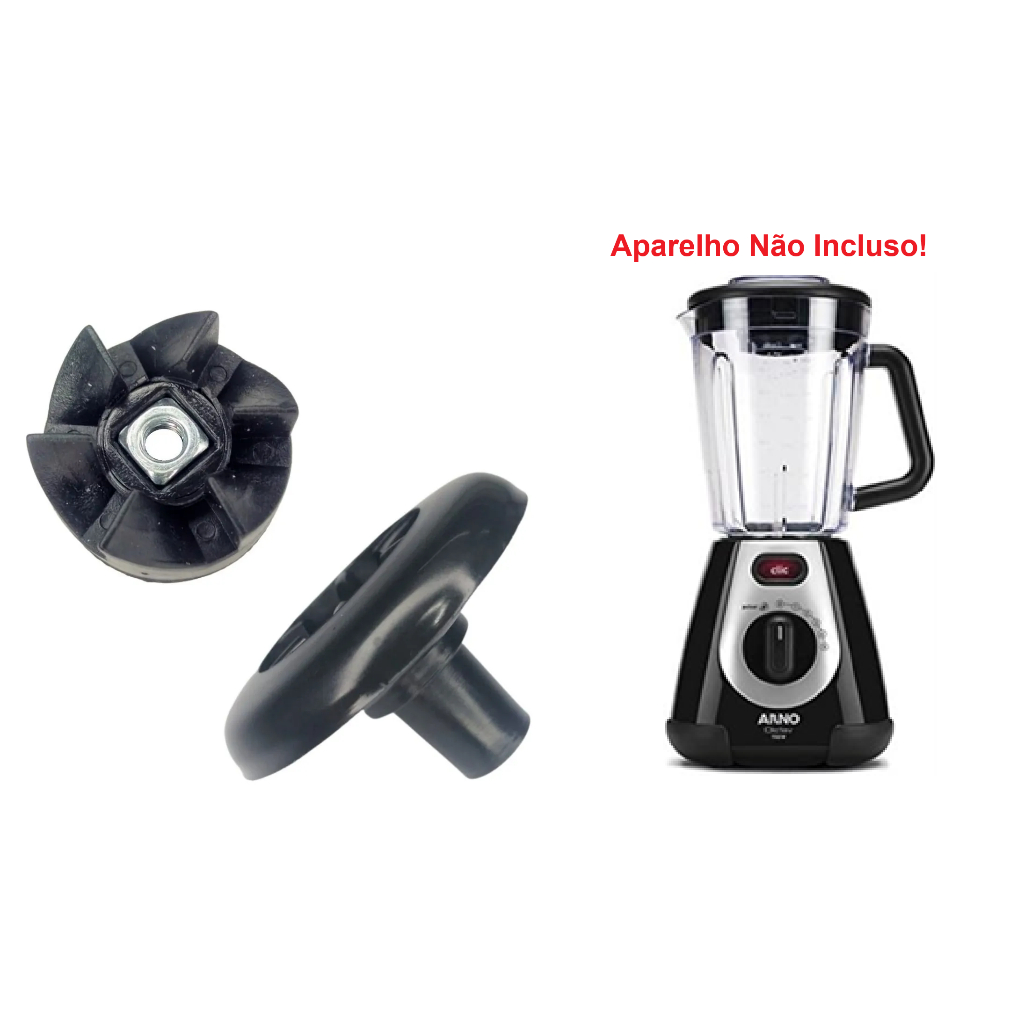 Kit Arraste motor e copo Liquidificador Clic Lav/ Power Max - VER DESCRIÇÃO