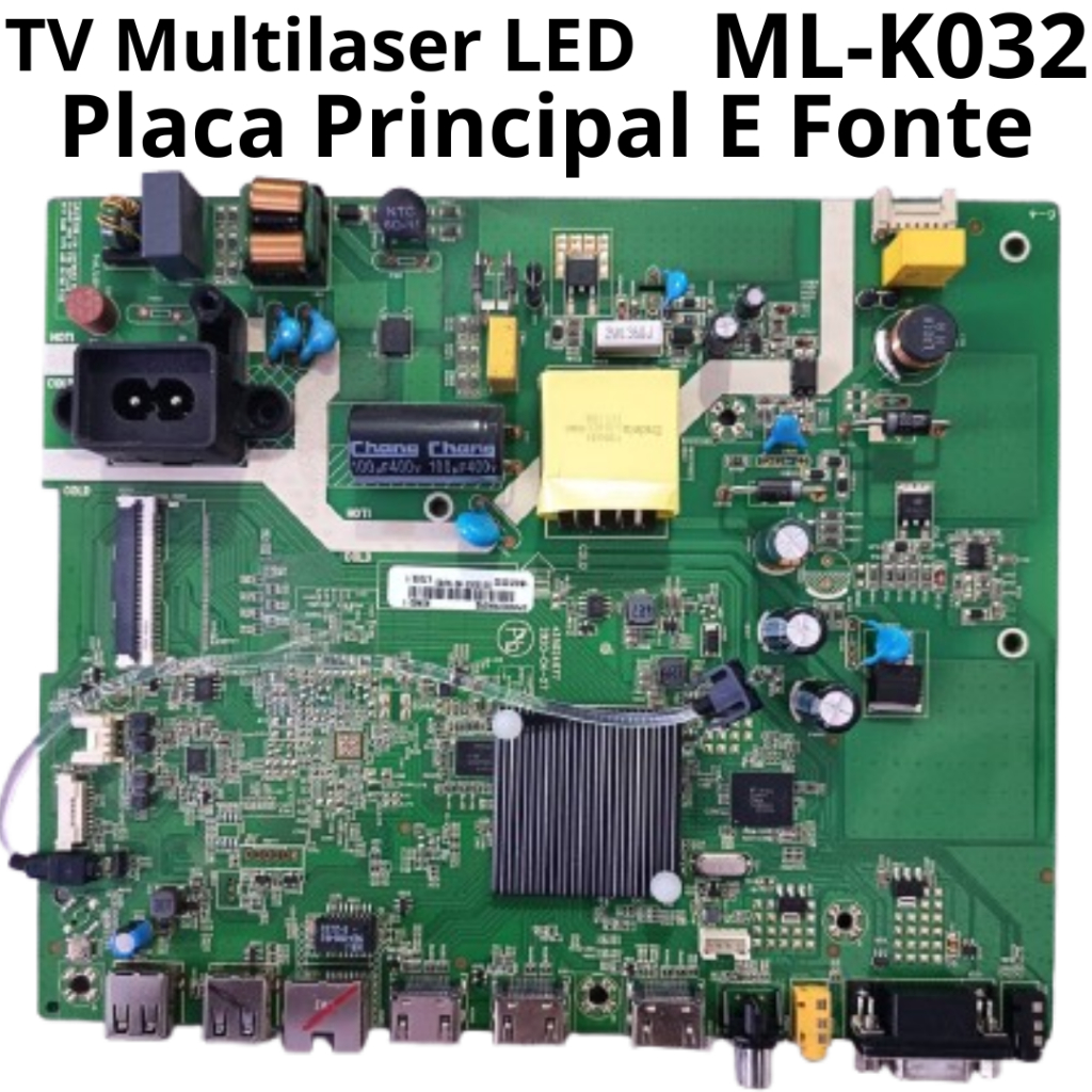 3064 Placa Principal para tv Multilaser LED Modelo: ML-K032