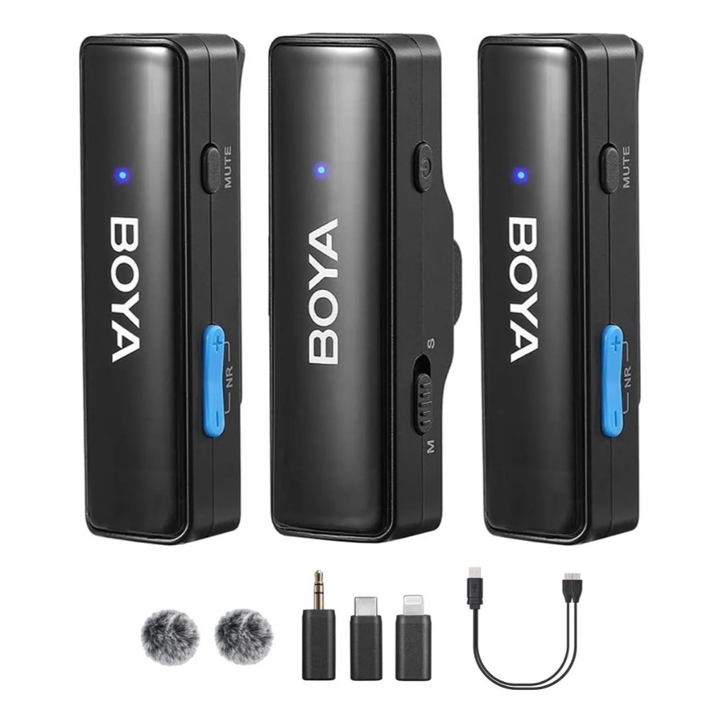 Microfone Lapela Boya Boyalink A2 Android/ios 3.5mm Preto