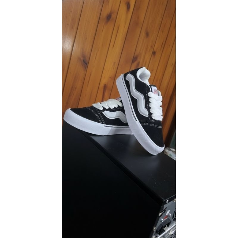 tenis marts kn skate preto branco casual cadarço grosso, Feminino Masculino stork prime em Oferta na Shopee