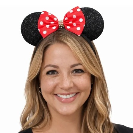 Tiara Arquinho Orelhas Da Minnie Acessório Infantil e Adulto - Preto - 01 unidade em Oferta na Shopee