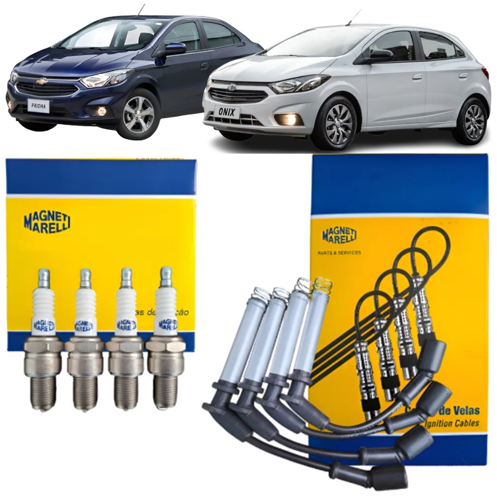 Kit Vela Cabo De Vela Cobalt Onix Prisma 1.0 8v VHCE / SPE GAP 0,8 em Oferta na Shopee