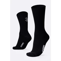 Meia HUPI Double X Preto - Tamanho Plus 42-46