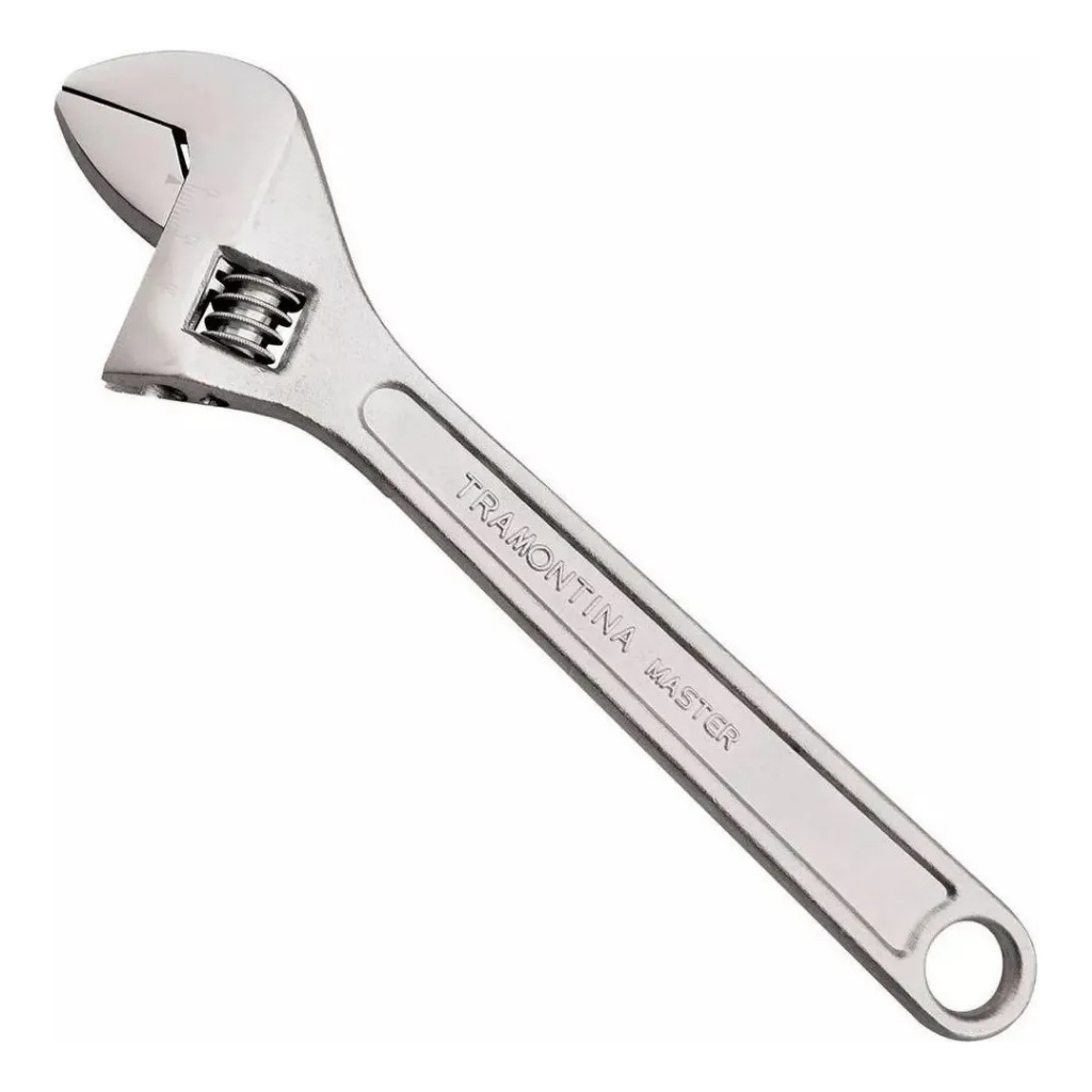 Chave Inglesa Ajustável Boca 10" Tramontina Cromada