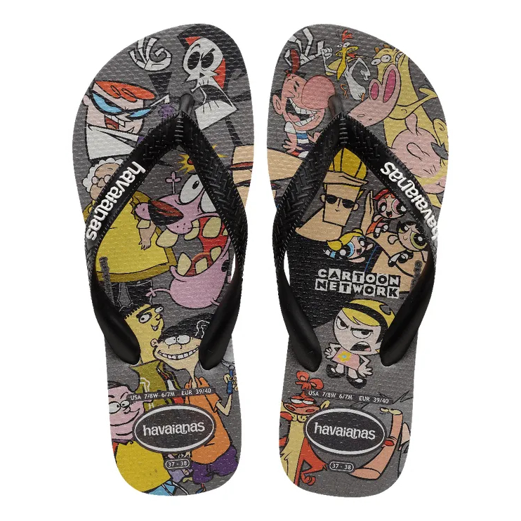 Chinelo Havaianas Cartoon Personagem Unissex Original