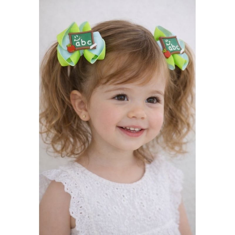 parzinho de laço escolar/ laço escolar/ laço escolar azul marinho com  azul bebê/ laço verde com branco/