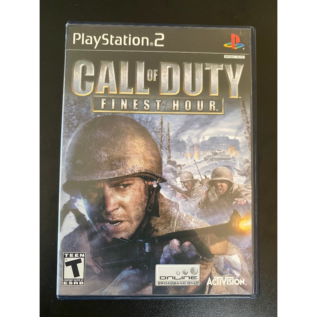 Call of Duty Finest Hour – PS2 – Original – Completo – CIB