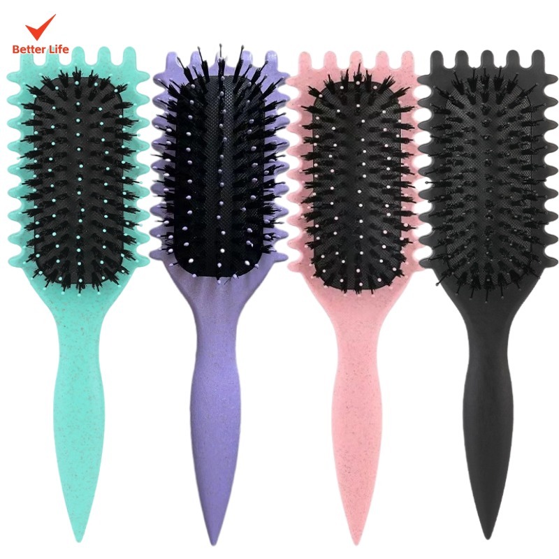 Escova Fitagem Raquete Definidora Cabelo Modeladora Cacho-BT em Oferta na Shopee