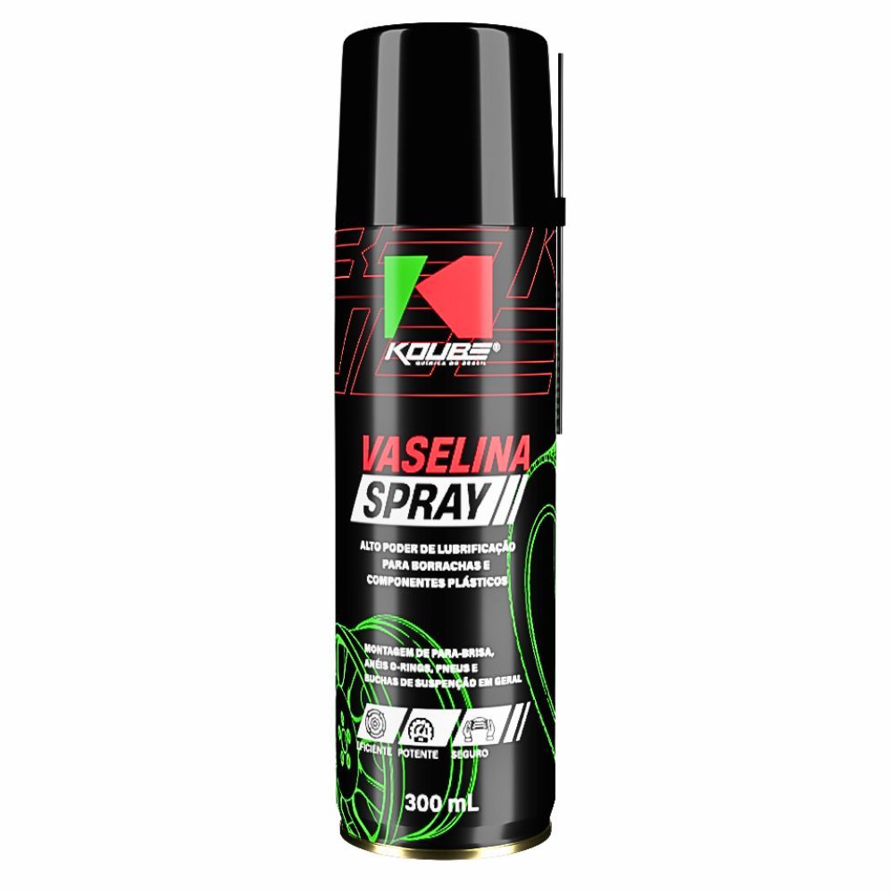 Spray Vaselina Koube Protege Borrachas de Ressecamento - 300ml em Oferta na Shopee