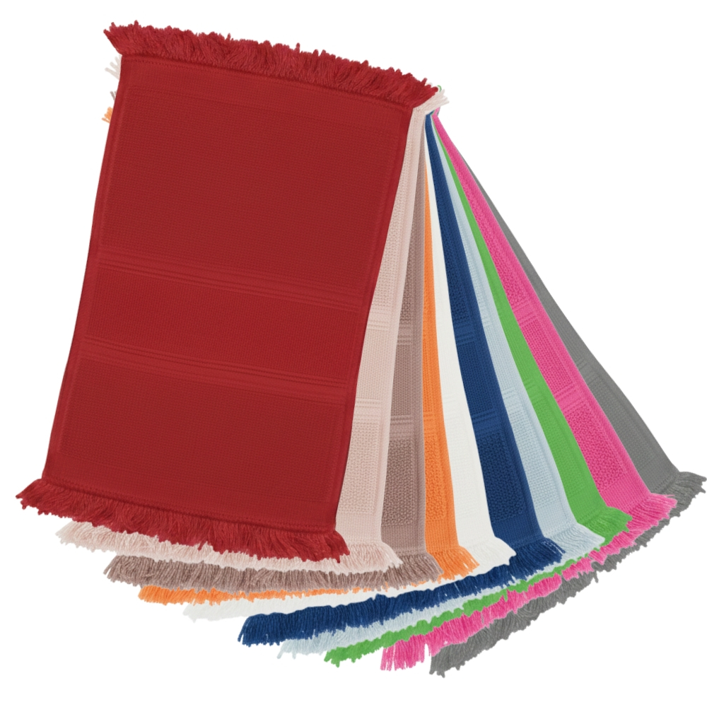 Kit 20 Toalhas de Mão e Boca Social 100% Algodão para Bordar - 20x30cm Alta Absorção, Toque Macio em Oferta na Shopee