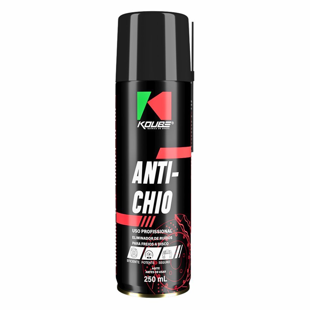 Spray Anti-chio Eliminador Ruídos Freios a Disco Koube - 250ml