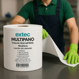 Toalha Descartável Multipano Wiper 300 Un em Rolo 19x23cm Lavável Reutilizável Alta Absorção em Oferta na Shopee