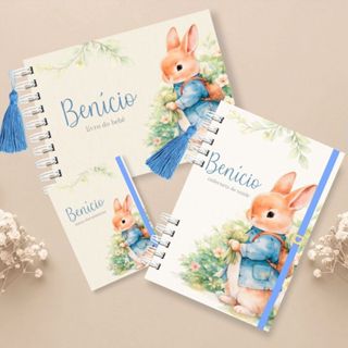 Kit Bebê Caderneta de Vacinação Personalizado com Nome | Caderneta Vacinação+ Livro do Bebê + Porta Documentos Capa Dura em Oferta na Shopee