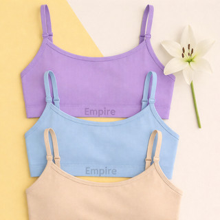 Kit 3 Top Feminino Forrado Microfibra Sutiã Top Fitness de Academia