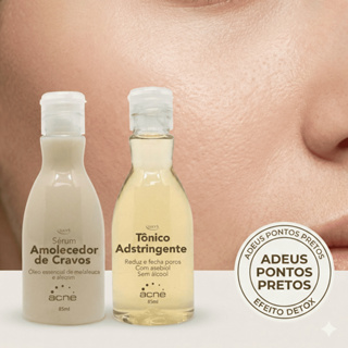 Kit Limpeza de Pele Profunda - Remove Cravos e Fecha Poros - Tônico + Sérum Amolecedor Lucy's em Oferta na Shopee