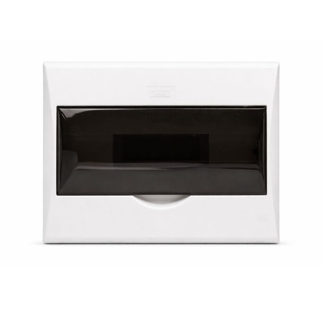 Quadro de Distribuição 12 Disjuntores Fumê Sobrepor AC&A