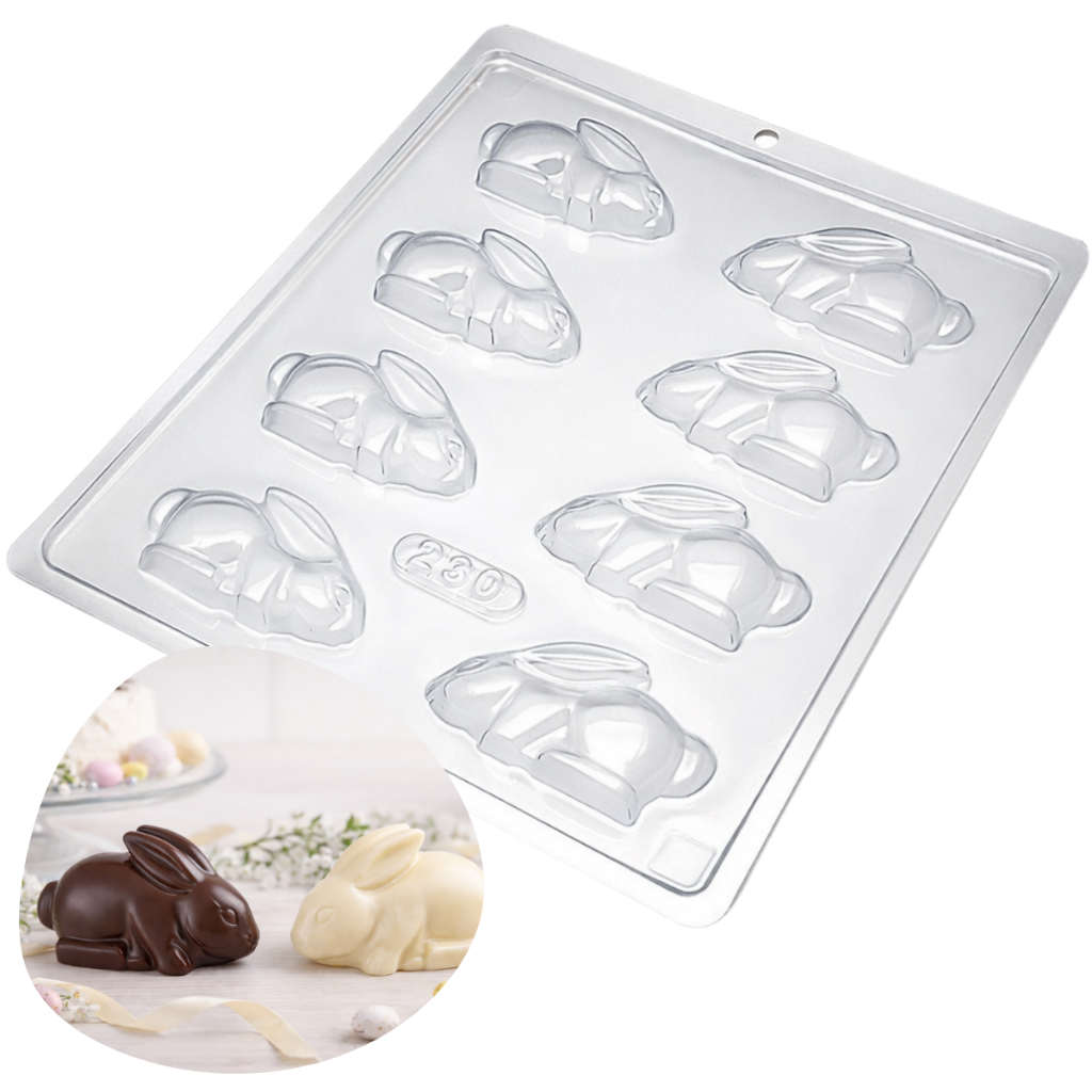 Forma Simples Coelho Pequeno Código: 230 BWB Páscoa Confeitaria em Oferta na Shopee