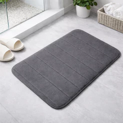 Tapete Box Para Banheiro Antiderrapante Ultra Macio Absorvente Secagem Super Rapida 100% Poliéster