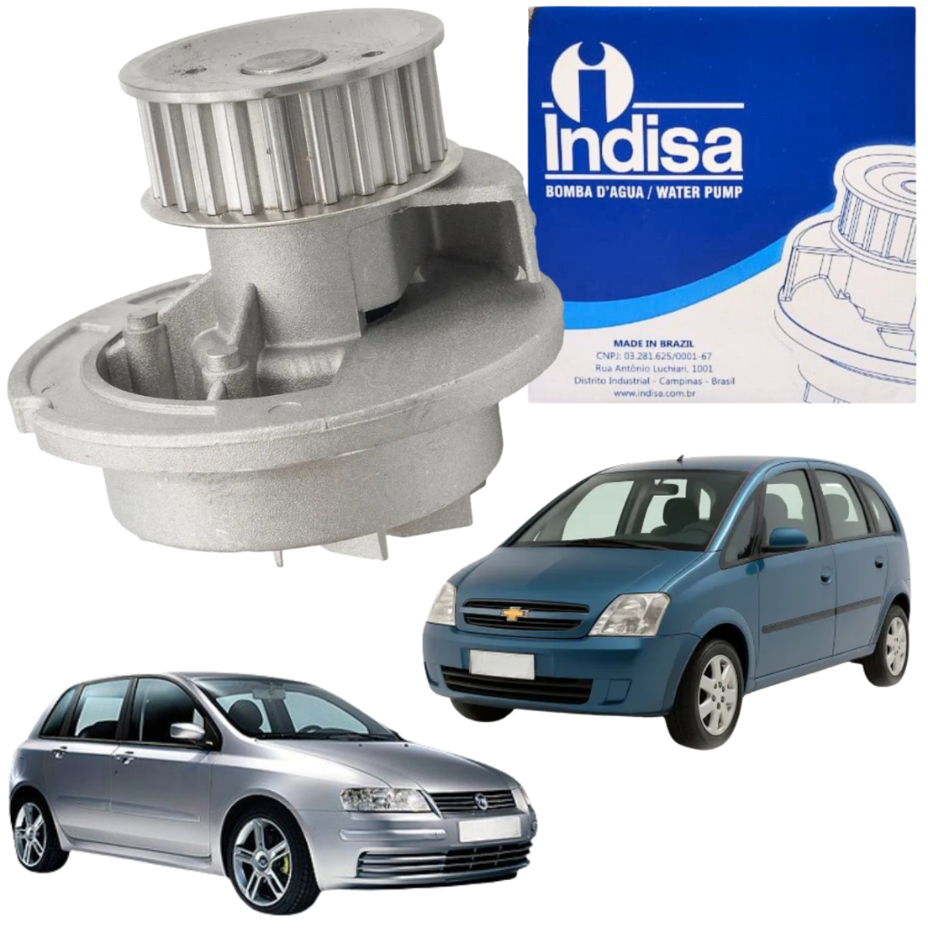 Bomba D'Água Para Chevrolet Meriva 1.8 16v Fiat Stilo 1.8 16v 2003 2004 2005 2006 2007 2008 2009
