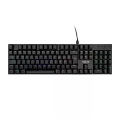 Teclado Mecanico Pichau Aurum V100, RGB, PTB, Switch Huano Vermelho, Preto, PG-ARM-RGB01