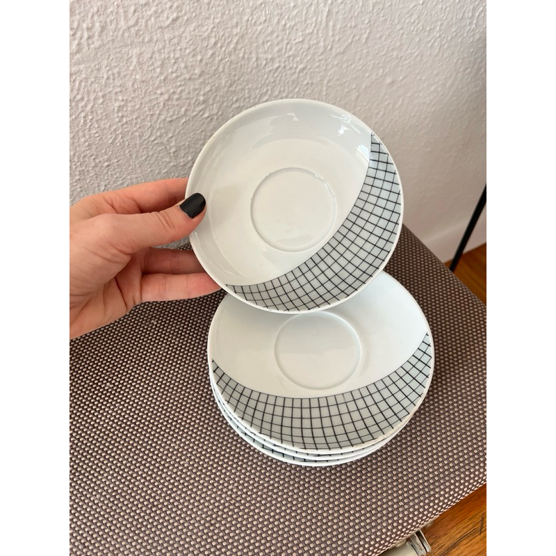lote 04 pires pozzani porcelana antiga reposição