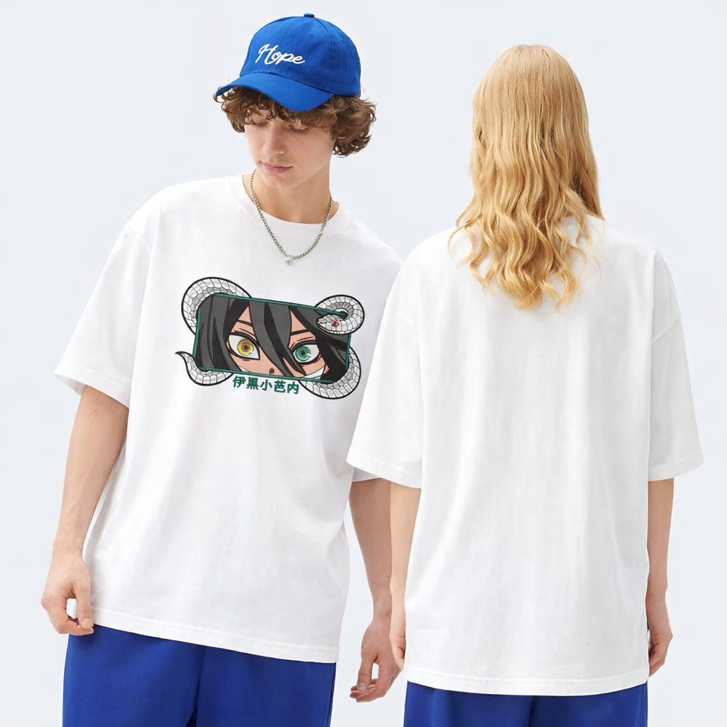 Camiseta Estampada demons slayer Masculina/Feminina Obanai Iguro 100% Algodão – Várias Cores