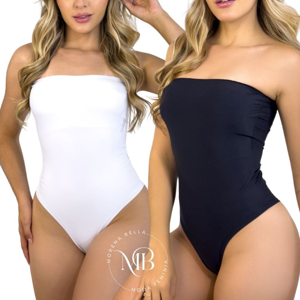 Body Bori Feminino Faixa Tomara Que Caia  Suplex Poliamida Premiun Alta Qualidade Com BojoTendência Moda Verão