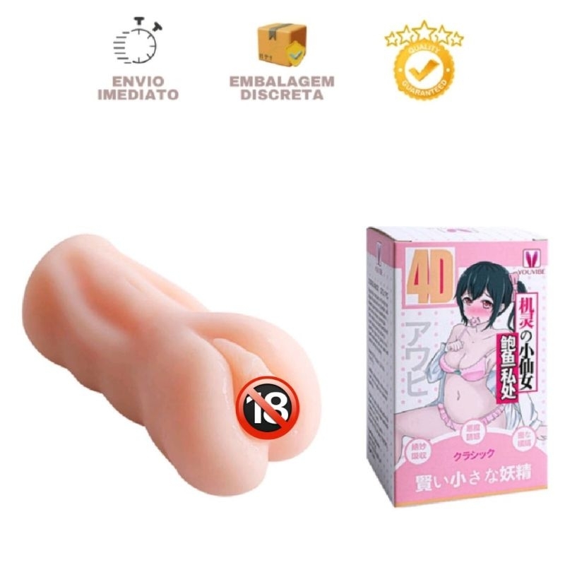 Masturbador Masculino Vagina Virgem Apertadinha com Textura Interna Sexyshop.