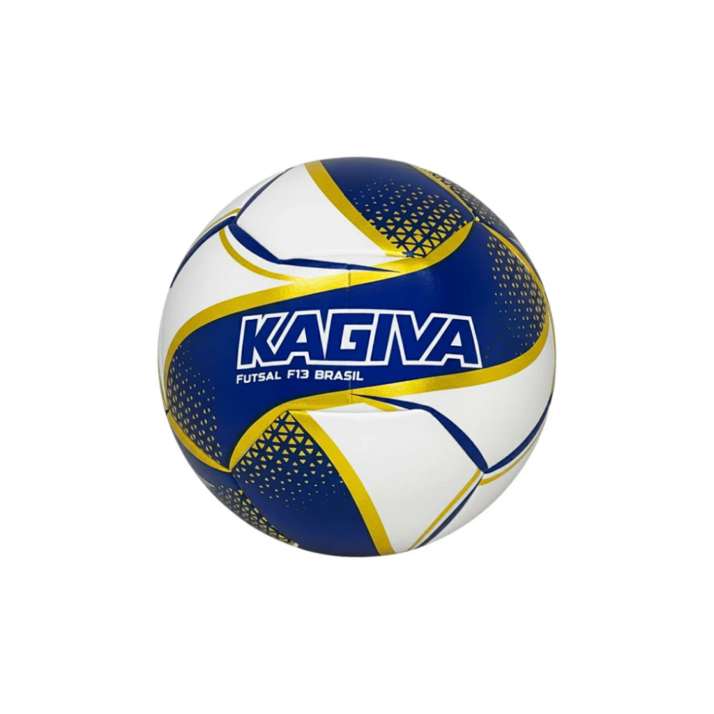 Bola Futsal Kagiva F5 Brasil Sub 13 Cor Azul/dourado
