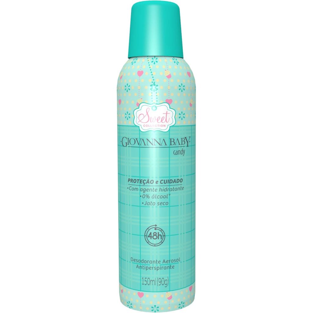 Desodorante Aerosol Giovanna Baby Candy 150ml em Oferta na Shopee