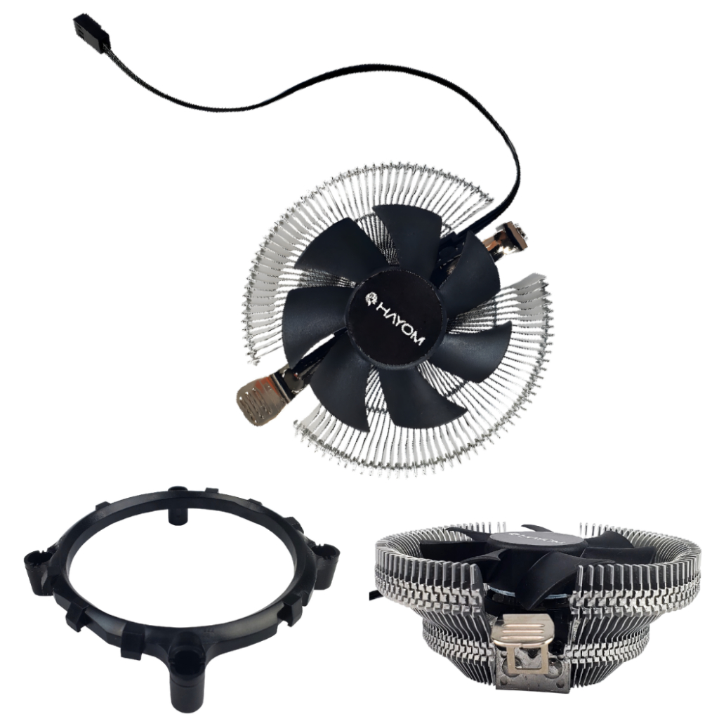 ​Cooler Universal para Processadores CPU Intel e AMD, TDP 65W, Fan 70mm, Sem LED
