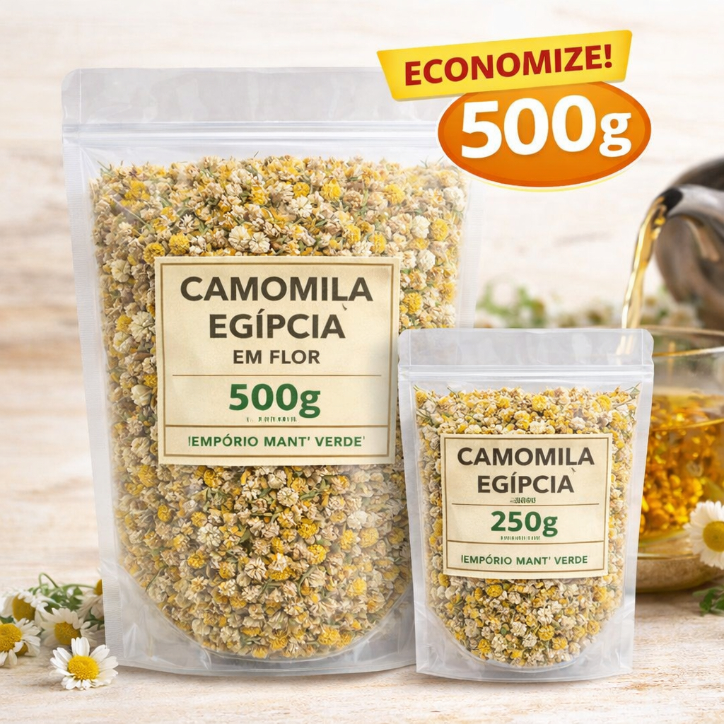 Camomila Egípcia Premium para Infusão