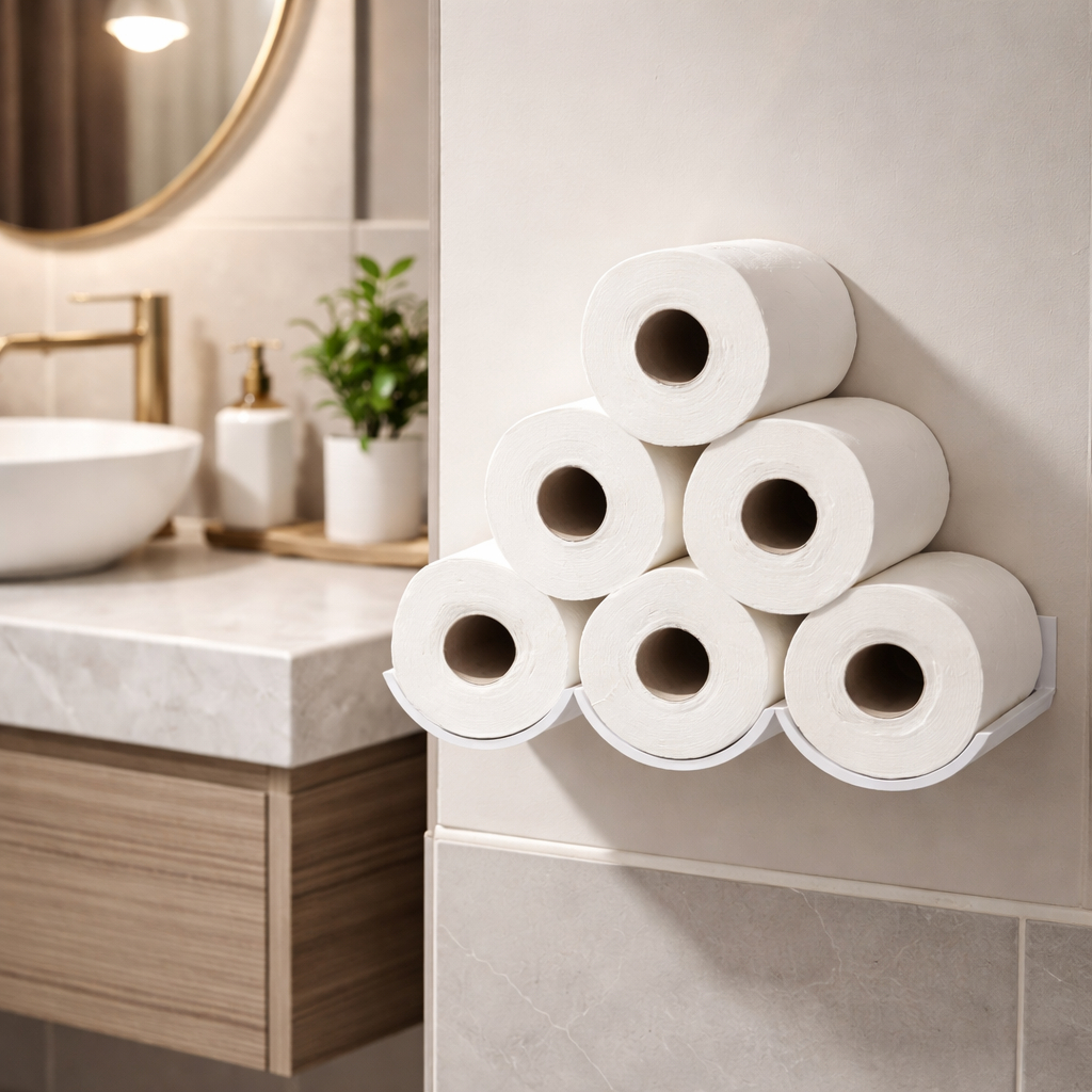 Suporte Modular elegante e moderno para papel higiênico para seu banheiro em Oferta na Shopee