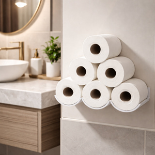 Suporte Modular elegante e moderno para papel higiênico para seu banheiro em Oferta na Shopee