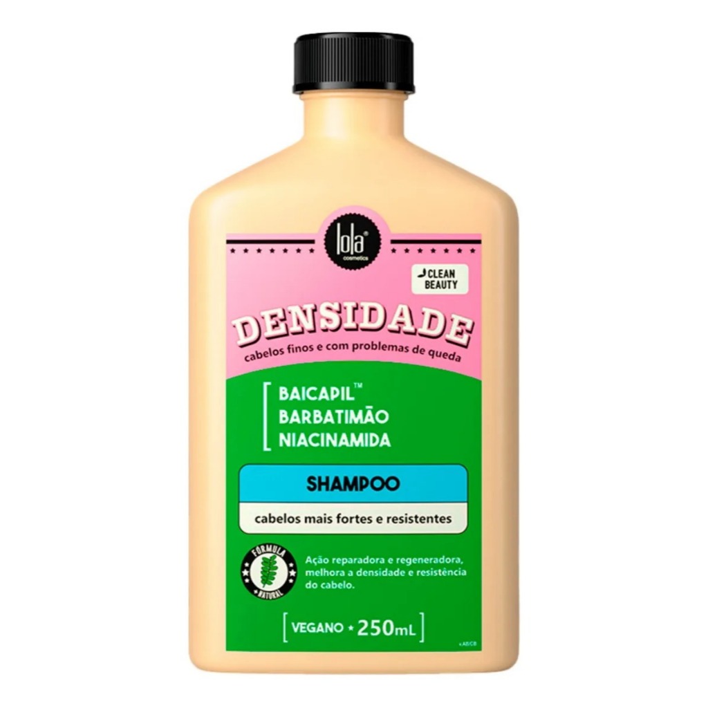 Shampoo Densidade 250ml Lola Cosmetics Crescimento e Força em Oferta na Shopee