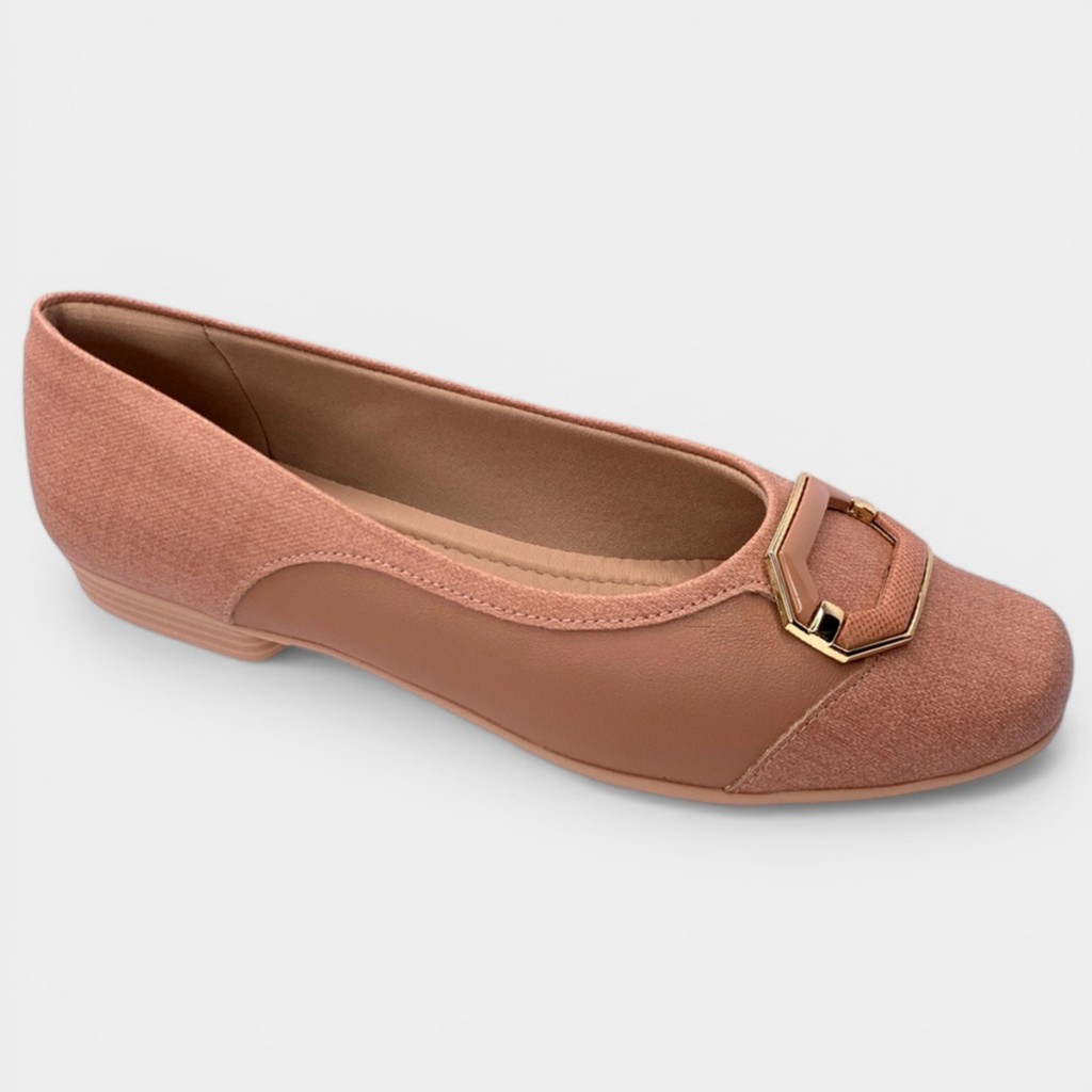 Sapatilha Piccadilly Casual Conforto Feminina - Rosa em Oferta na Shopee