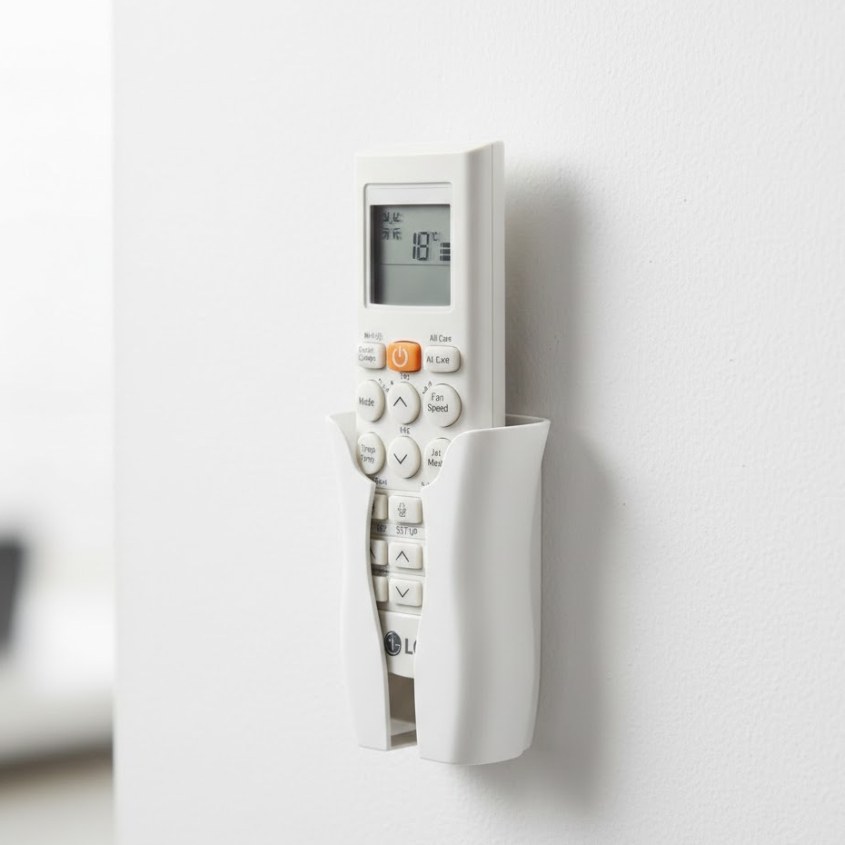 Suporte Parede Porta Controle Ar Condicionado Tv Universal Branco