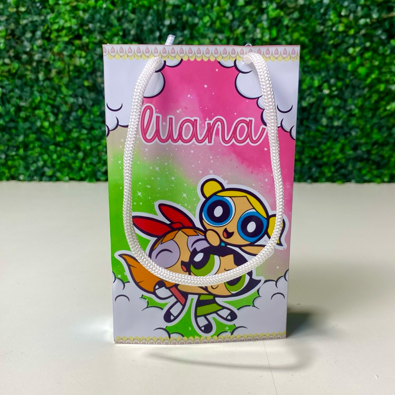 Sacolinha Surpresa Personalizadas MENINAS SUPER PODEROSAS para Festas/ Lembrancinhas-/ festa infantil/