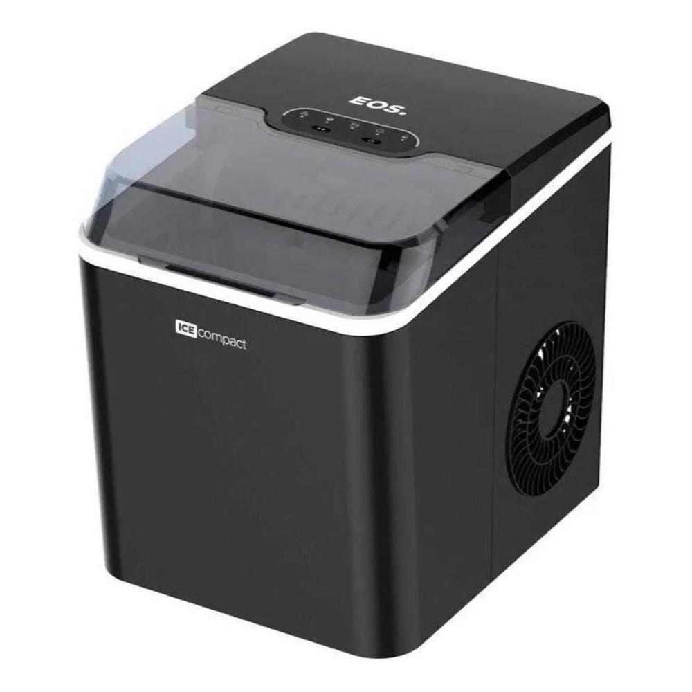 Máquina de Gelo 12kg Eos Ice Compact Preta Emg04p