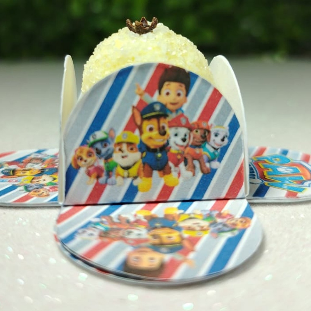 Forminhas para Doces Docinhos Festa Aniversário - Festa Infantil Tema Patrulha Canina