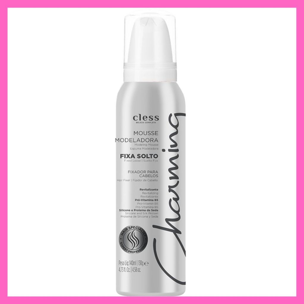 Charming Mousse Modelador Normal 140ml - Cless em Oferta na Shopee