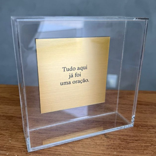 Quadro acrilíco oração frase personalizada em Oferta na Shopee