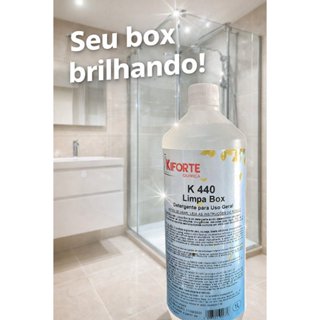 Limpador limpa box tira mancha calcificado calcificação gordura limpeza pesada remove incrustações 1L Kiforte em Oferta na Shopee
