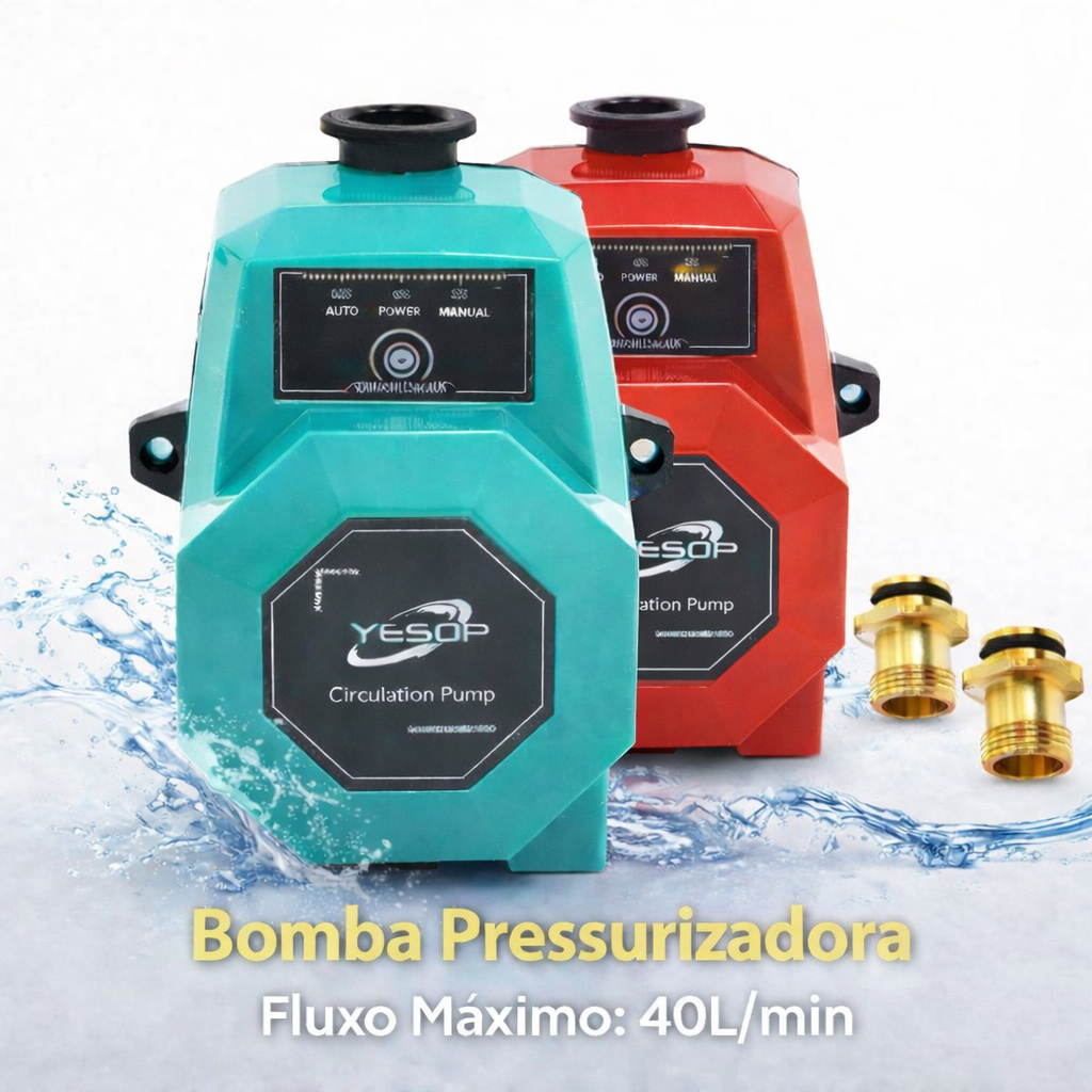 Pressurizador De Água 120w 2400l/h 127/220v 127/220v em Oferta na Shopee