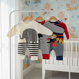 Kit Sortido 03 Peças de Roupas Infantil Menino - Promoção - Kit com 3 Macacão Roupa Infantil Menino Envio Imediato em Oferta na Shopee